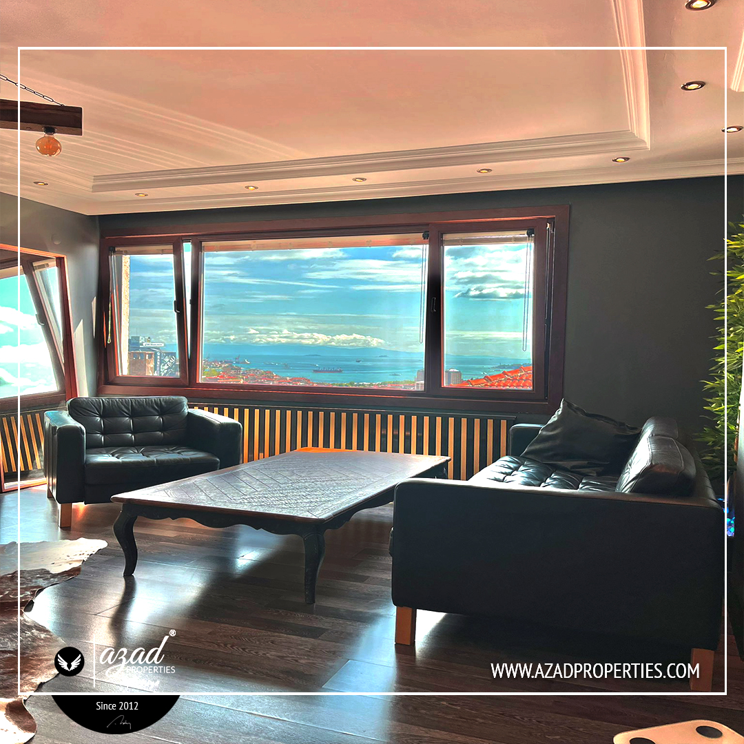 Stunning Bosphorus Sea View 2+1 in Besiktas - SH 34339
