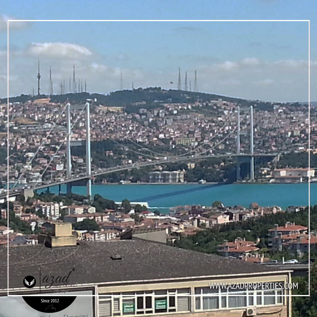 Bosphorus View 3+1 Apartment in Besiktaş - SH 34346