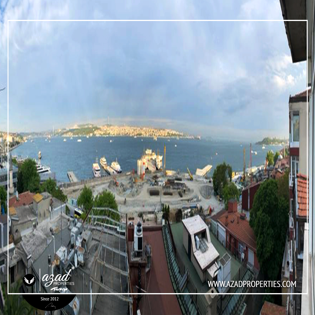 3+1 Panaromic Sea View in Beyoğlu - SH 34332